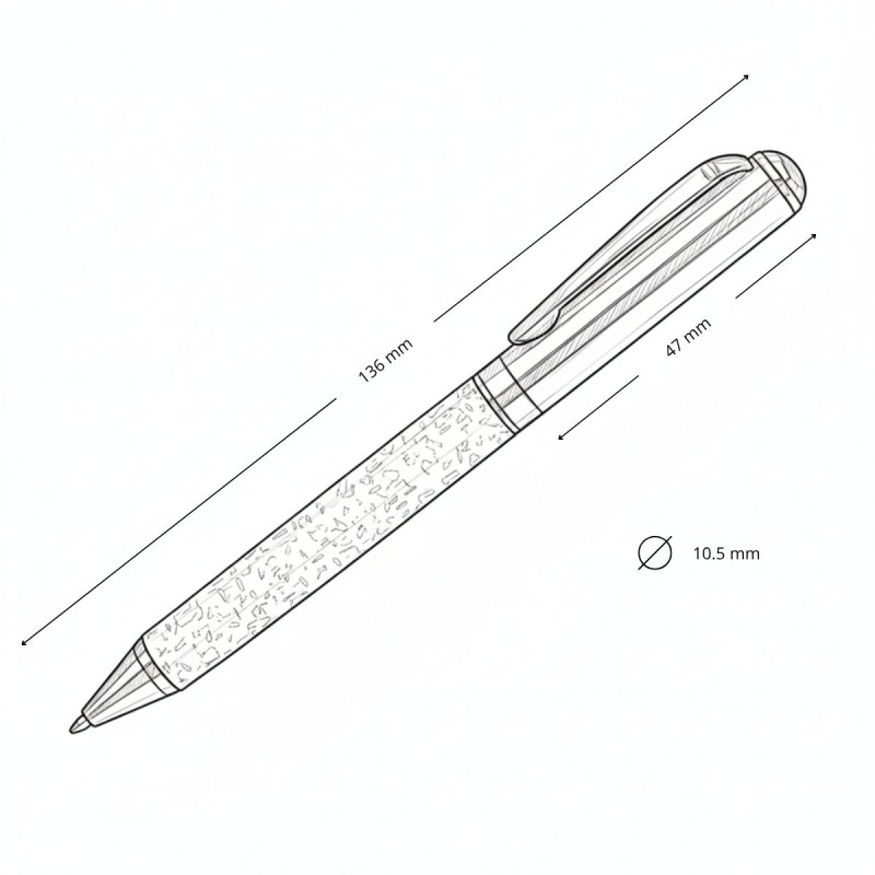 Bolígrafo de acero JODHPUR